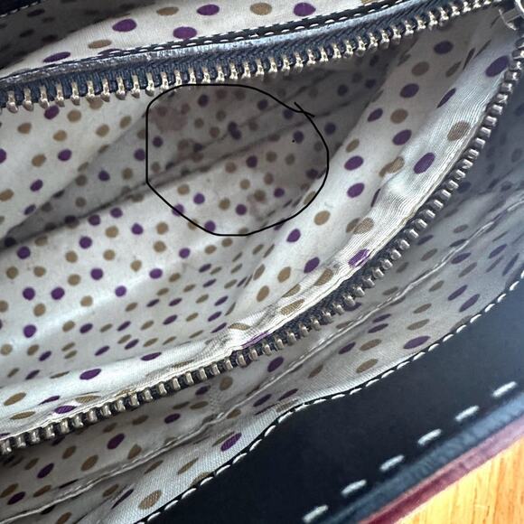 Kate Spade Berkeley Lane Quinn Tote Colorblock Black and White - Picture 14 of 15